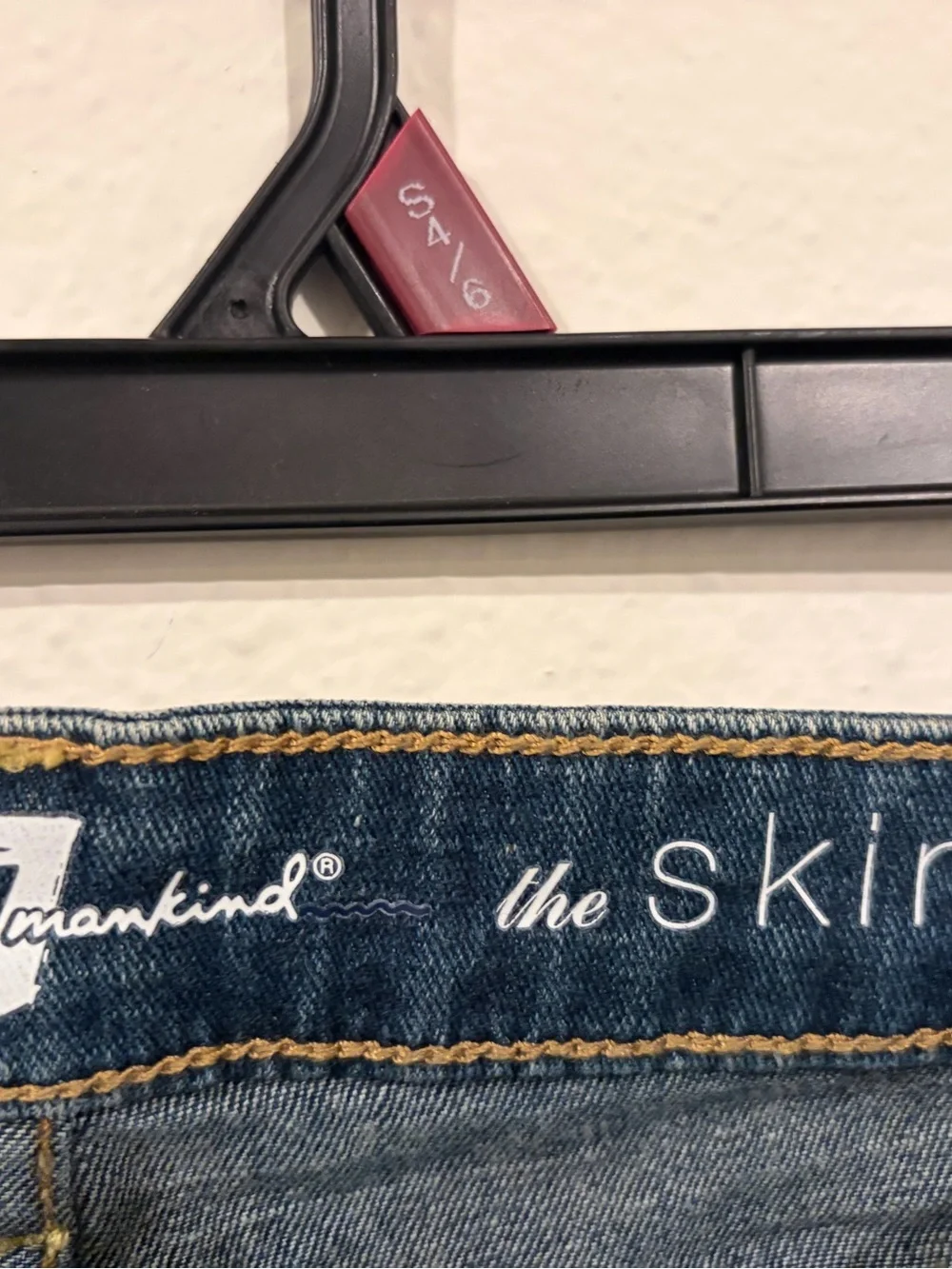 7 For All Mankind Dark Blue - Girl’s Skinny Jeans 14Y